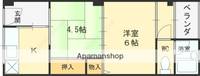 大阪府東大阪市鴻池徳庵町の賃貸マンションの間取り