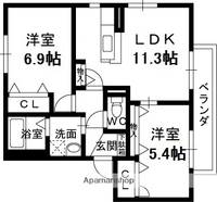 物件の間取り画像