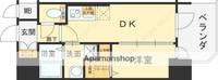 大阪府八尾市光町1丁目の賃貸マンション1101の間取り