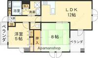 大阪府大阪市平野区長吉出戸3丁目の賃貸マンションの間取り