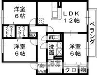 サニーコートの間取り