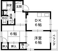 クリアースカイエイトB棟の間取り