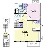 プリオールⅠの間取り