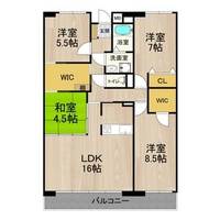 物件の間取り画像