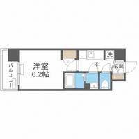プレサンスOSAKA三国ネオス0501の間取り