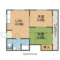 五十鈴ハイツ西館の間取り