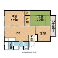 サンビレッヂ新和 B棟の間取り