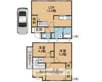 城西町テラスハウスの間取り
