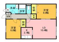 エクセランOKAMOTOの間取り