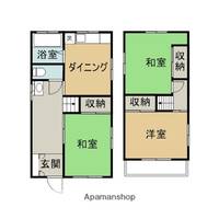 大阪府交野市私部7丁目(一戸建)の賃貸物件の間取り