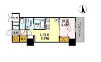 グランセジュール江坂 住居の間取り