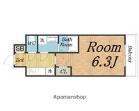 大阪府大阪市淀川区加島3丁目の賃貸マンションの間取り