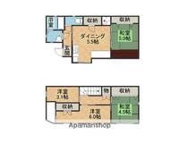 大阪府豊中市利倉3丁目(一戸建)の賃貸物件の間取り