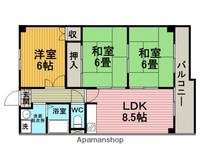 レクシア北条(旧カーサ服部)307の間取り