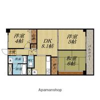 大阪府豊中市上野西4丁目の賃貸マンション306の間取り