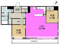 リバーサイドタワー中之島の間取り