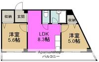シティコート福島の間取り
