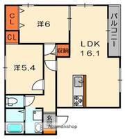 物件の間取り画像