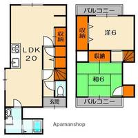 京都府京都市伏見区淀本町(一戸建)の賃貸物件の間取り