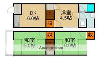 岸和田3丁目テラスハウス(7−7)の間取り