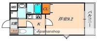 大阪府枚方市大垣内町2丁目の賃貸マンションの間取り