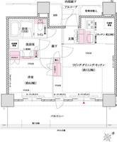 THE TOWER HIRAKATAの間取り