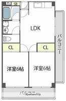 シャトー玉川第一の間取り