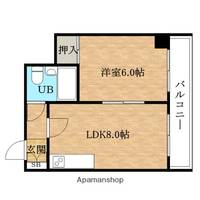 ラパンジール朝潮橋の間取り