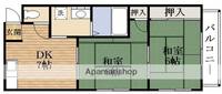 ハイツ勝山南403の間取り