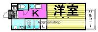 大阪府大阪市北区天満1丁目の賃貸マンションの間取り