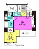 大阪府大阪市北区天神橋1丁目の賃貸マンションの間取り