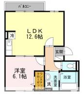 大阪府大阪市淀川区十三東2丁目の賃貸アパートの間取り