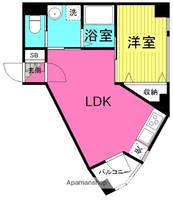 大阪府大阪市北区大淀中2丁目の賃貸マンションの間取り