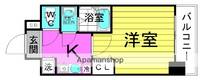 大阪府大阪市福島区玉川1丁目の賃貸マンションの間取り