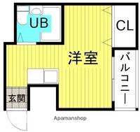 大阪府大阪市福島区鷺洲1丁目の賃貸マンションの間取り