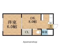 大阪府大阪市東成区東今里3丁目の賃貸マンションの間取り