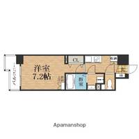 大阪府大阪市中央区南船場2丁目の賃貸マンションの間取り