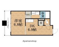 大阪府大阪市中央区瓦町3丁目の賃貸マンションの間取り