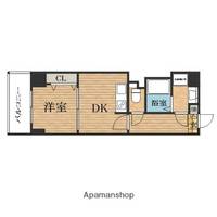 大阪府大阪市中央区玉造2丁目の賃貸マンションの間取り
