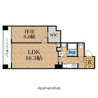 大阪府大阪市中央区南船場1丁目の賃貸マンションの間取り