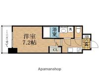 大阪府大阪市中央区谷町1丁目の賃貸マンションの間取り