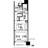 ロイヤルパークスなんば0503の間取り