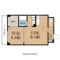 大阪府大阪市城東区中浜3丁目の賃貸アパートの間取り