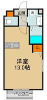 大阪府守口市金下町2丁目の賃貸マンションの間取り