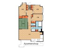 レスタージュ枚方長尾の間取り