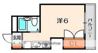 大阪府枚方市楠葉野田1丁目の賃貸マンションの間取り