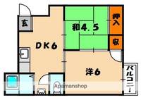 大阪府寝屋川市香里南之町の賃貸マンションの間取り