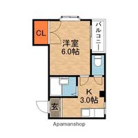大阪府寝屋川市平池町の賃貸マンションの間取り
