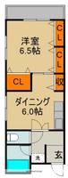 千山マンションⅡの間取り