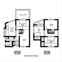 大阪府枚方市星丘3丁目(一戸建)の賃貸物件の間取り